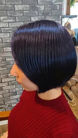 ショート カラー パーマ ヘアアレンジ メンズ キッズ ネイル マツエク・マツパ 【西八王子】Siq ●FM●オーナーのヘアスタイル