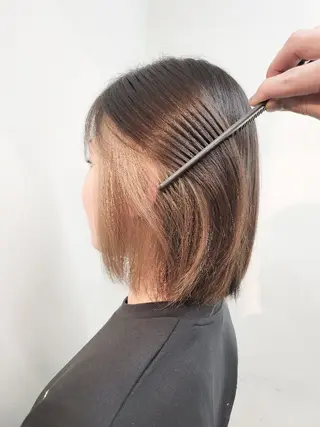 カラー ミディアム ダブルカラーモデル☆ SHUNYAのヘアスタイル