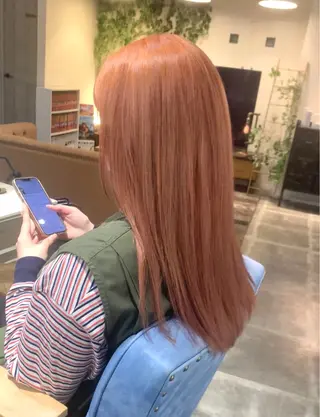 ロング カラー ムラヨシ ショータのヘアスタイル