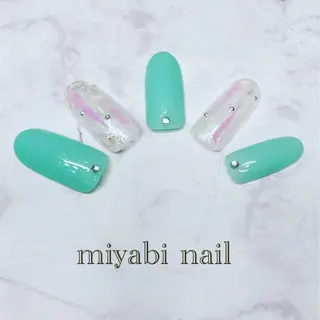 ネイル miyabi nail 桂川駅近くのネイルデザイン
