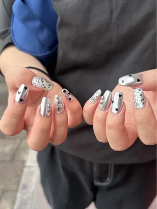 セミロング M.wish太田川店 💅🏼Arisaのネイルデザイン