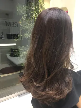 ロング カラー 京都河原町/艶髪/ 西田晴香のヘアスタイル