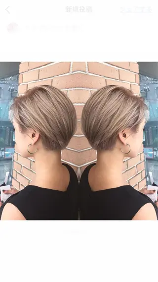 ショート カラー パーマ ヘアアレンジ メンズ キッズ ネイル マツエク・マツパ サロンドミルク 渋谷高比良のヘアスタイル