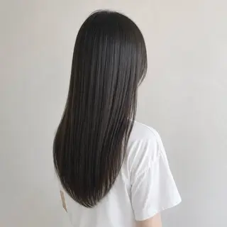 ロング 癖戻りなし縮毛矯正× 髪質改善✂︎戸祭　伶のヘアスタイル