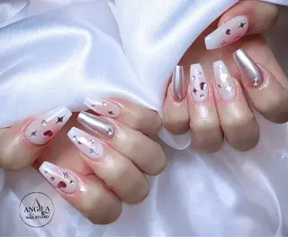ネイル ANGILA ネイル¨̮S*Y*Kのネイルデザイン