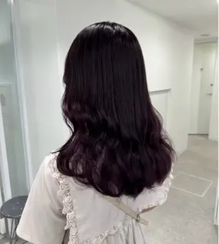 ロング miku/ラベンダー 透明感カラー🪻❤︎のヘアスタイル