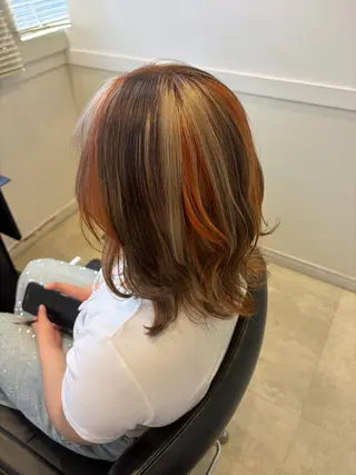 カラー 🌈透け感カラー RINA🌈のヘアスタイル