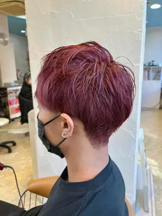 ショート カラー メンズ うしだ かおるのヘアスタイル