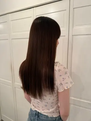ロング パーマ 升方 楓のヘアスタイル