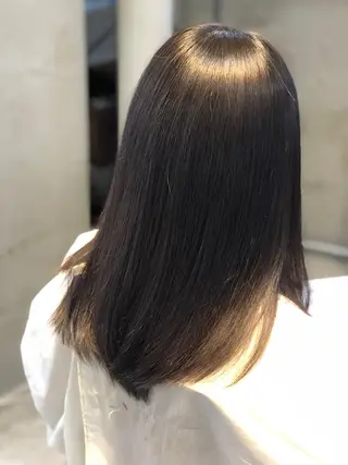セミロング カラー パーマ TOKI /透明感/原宿のヘアスタイル