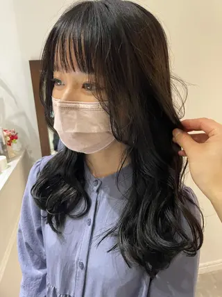 セミロング カラー 大人ボブと似合 わせカラー/馬場 翼のヘアスタイル