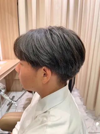 ショート ボブカット艶髪 矯正濱川響太のヘアスタイル