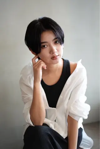 ショート カラー 加賀 千聖 /soigneのヘアスタイル