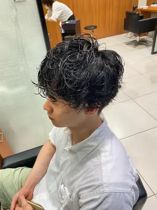 パーマ メンズ 依田悠人 🌟メンズカット特化のヘアスタイル