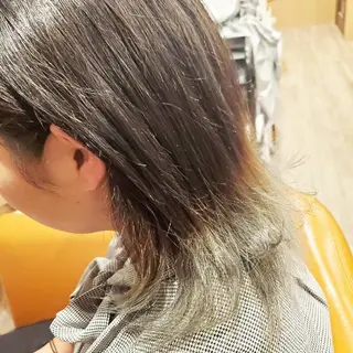 ミディアム カラー spa hair ark 富井直美のヘアスタイル