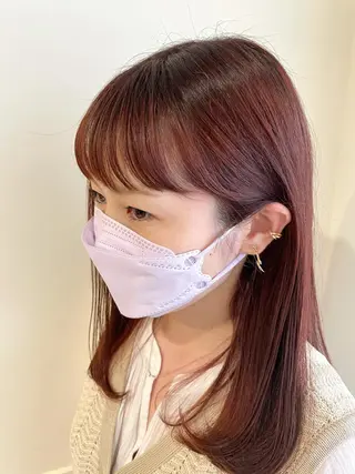 ロング カラー 《インナーカラー》 YAMADAのヘアスタイル