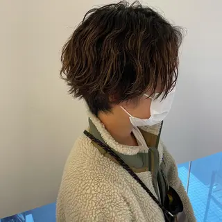 ショート カラー パーマ メンズ 🍃メンズヘア🍃 セヤシュウヘイのヘアスタイル