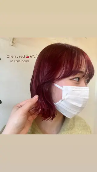 ミディアム カラー モテhair♡.* マツエク/さくら🍨のヘアスタイル
