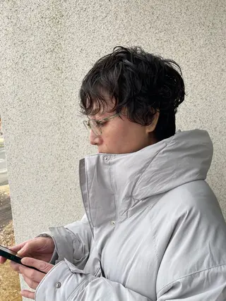 ショート パーマ 藤村 翔充のヘアスタイル