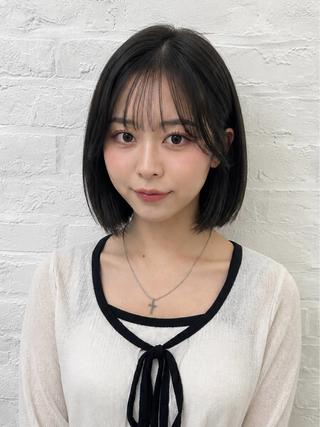 ショート 韓国ヘア🇰🇷／ 艶カラー鈴木萌愛🩶のヘアスタイル