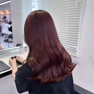 カラー ロング 🌹韓国×愛され暖色 渋谷🌹🍒のヘアスタイル