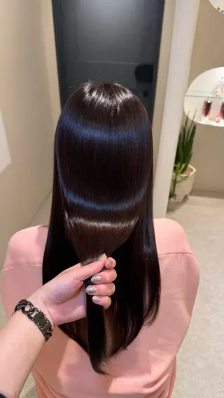 ロング Bonheur銀座 🐰✨️タナカミサのヘアスタイル