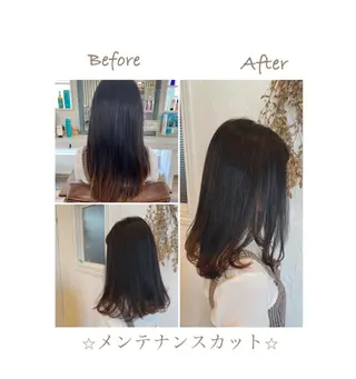 セミロング カラー パーマ ヘアアレンジ メンズ ネイル 豊橋美容院 ソンリエのヘアスタイル