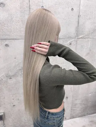 カラー Asami/名古屋/ ハイトーン/デザインのヘアスタイル