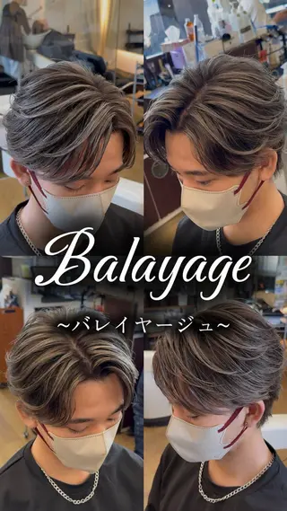 カラー メンズ 鈴木 隆皓のヘアスタイル