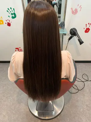 ロング 中村 靖彬のヘアスタイル