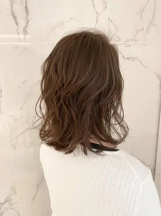 ミディアム 🫧ツヤ髪個室美容室 安食茉莉🫧のヘアスタイル