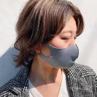 ショート カラー 中川 竜誠のヘアスタイル