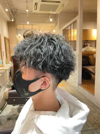 パーマ メンズ 優真/難波で 1番パーマが上手いのヘアスタイル
