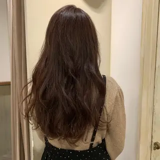 ロング カラー 韓国スタイル🇰🇷 annaのヘアスタイル