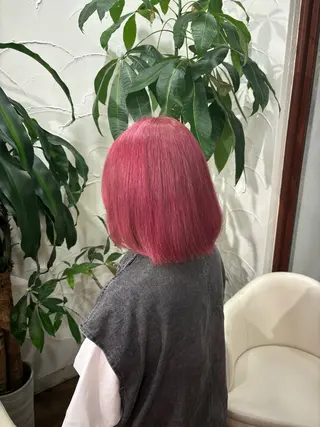 ミディアム カラー 【ハイトーン特化】 🦋森山陽向/大宮のヘアスタイル