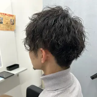 パーマ メンズ モデル募集🌟 吾郷七海のヘアスタイル
