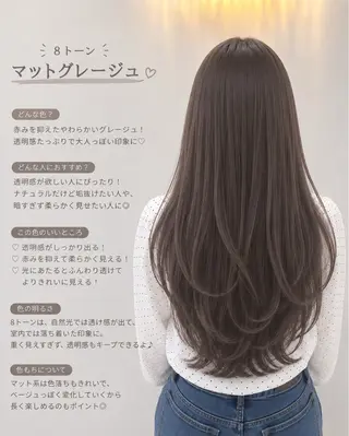 カラー 天王町×艶感 カラー 🍒紗耶🍒のヘアスタイル