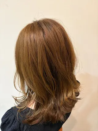 セミロング ヘアアレンジ 中村 仁哉のヘアスタイル