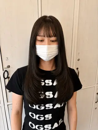 ロング カラー 🐝 chiba 🐻のヘアスタイル