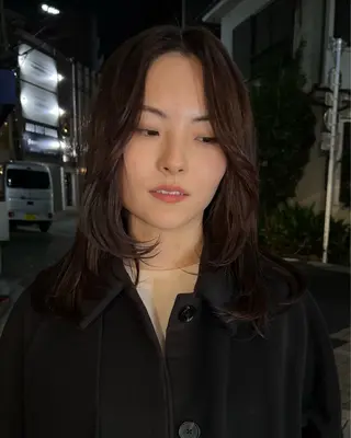 セミロング カラー パーマ ヘアアレンジ ショートヘア原宿 fifth コシのヘアスタイル