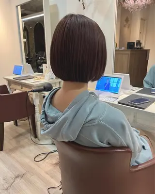 ショート ボブ/パーマ 村中　仁人のヘアスタイル