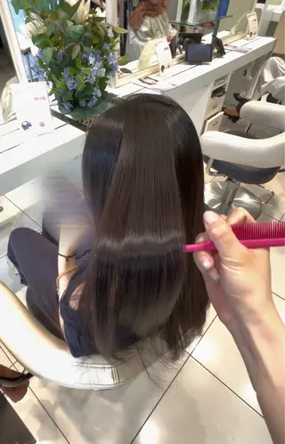 セミロング カラー パーマ 池袋 縮毛/艶カラー /レイヤー🌙ゆきのヘアスタイル