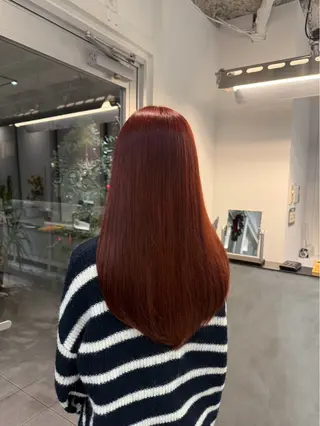 ロング カラー 💜🦋AIRI /パーマ🦋💜のヘアスタイル