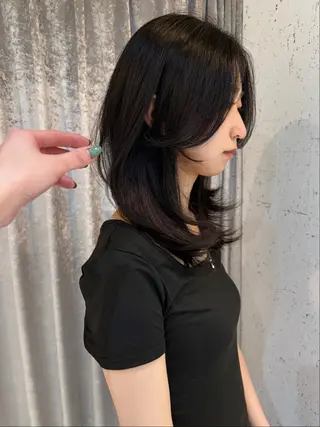 ミディアム カラー mai / linoah˚✧のヘアスタイル