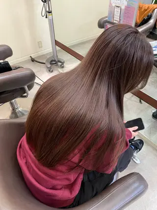 ロング カラー ウチダ ユウヤのヘアスタイル