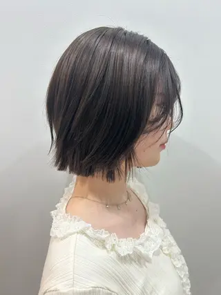 ミディアム カラー 宮之本 峻也のヘアスタイル