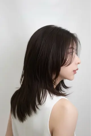 ミディアム ミディアムモデル 募集中/村上廉のヘアスタイル