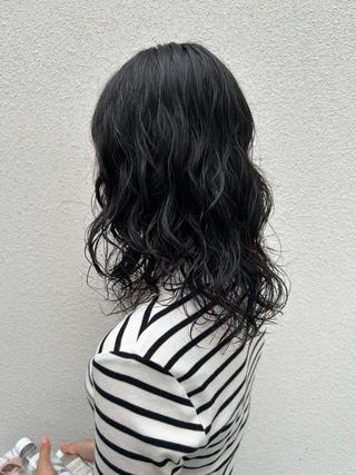 ロング パーマ 酸性ストレート/ ボブ/暖色/リコのヘアスタイル