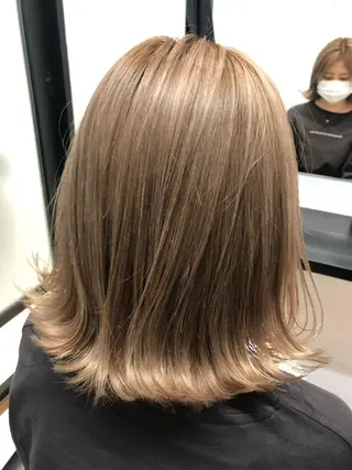 ミディアム カラー yuuna/ レイヤーカット🎀のヘアスタイル