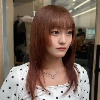 ロング カラー のぐち ゆうき/ ブリーチ デザインのヘアスタイル